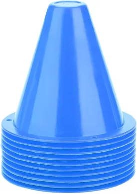 10pcs Mini Cones, Soccer Cones Football Barriers Plastic Marker Holder for Soccer, Basketball, Football, Agility, and Footwork Training, Indoor and Outdoor