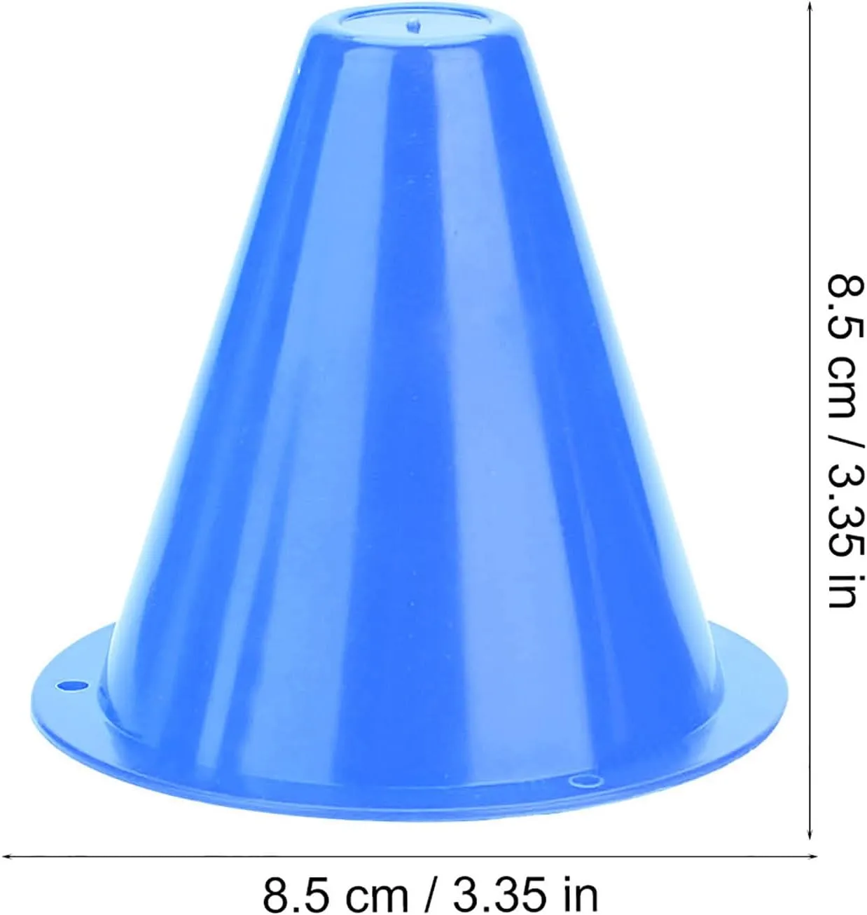 10pcs Mini Cones, Soccer Cones Football Barriers Plastic Marker Holder for Soccer, Basketball, Football, Agility, and Footwork Training, Indoor and Outdoor