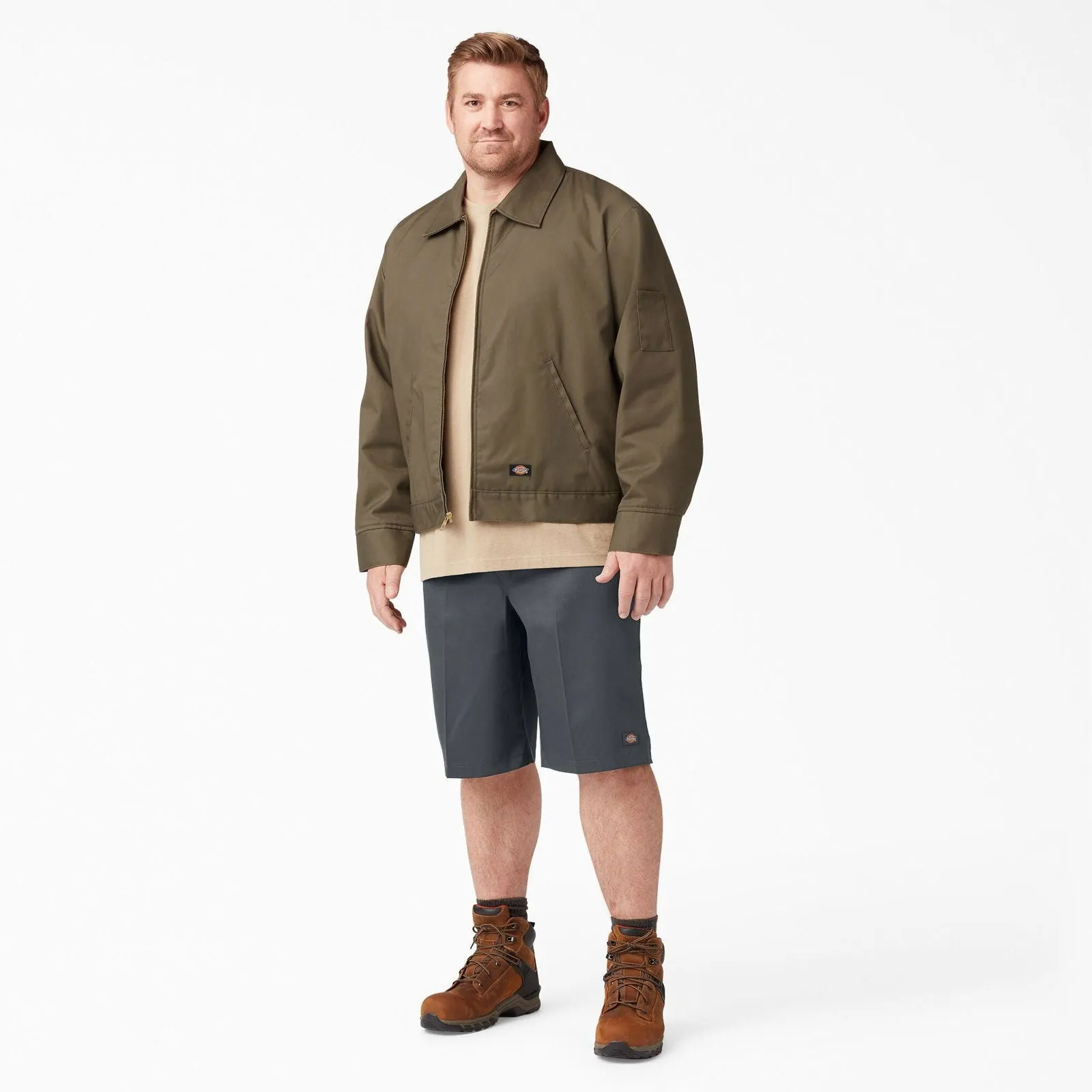 13" Loose Fit Multi-Use Pocket Work Shorts - Charcoal