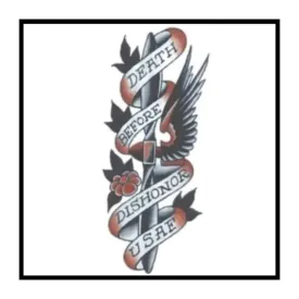 1940 Usaf Vintage Temporary Tattoos