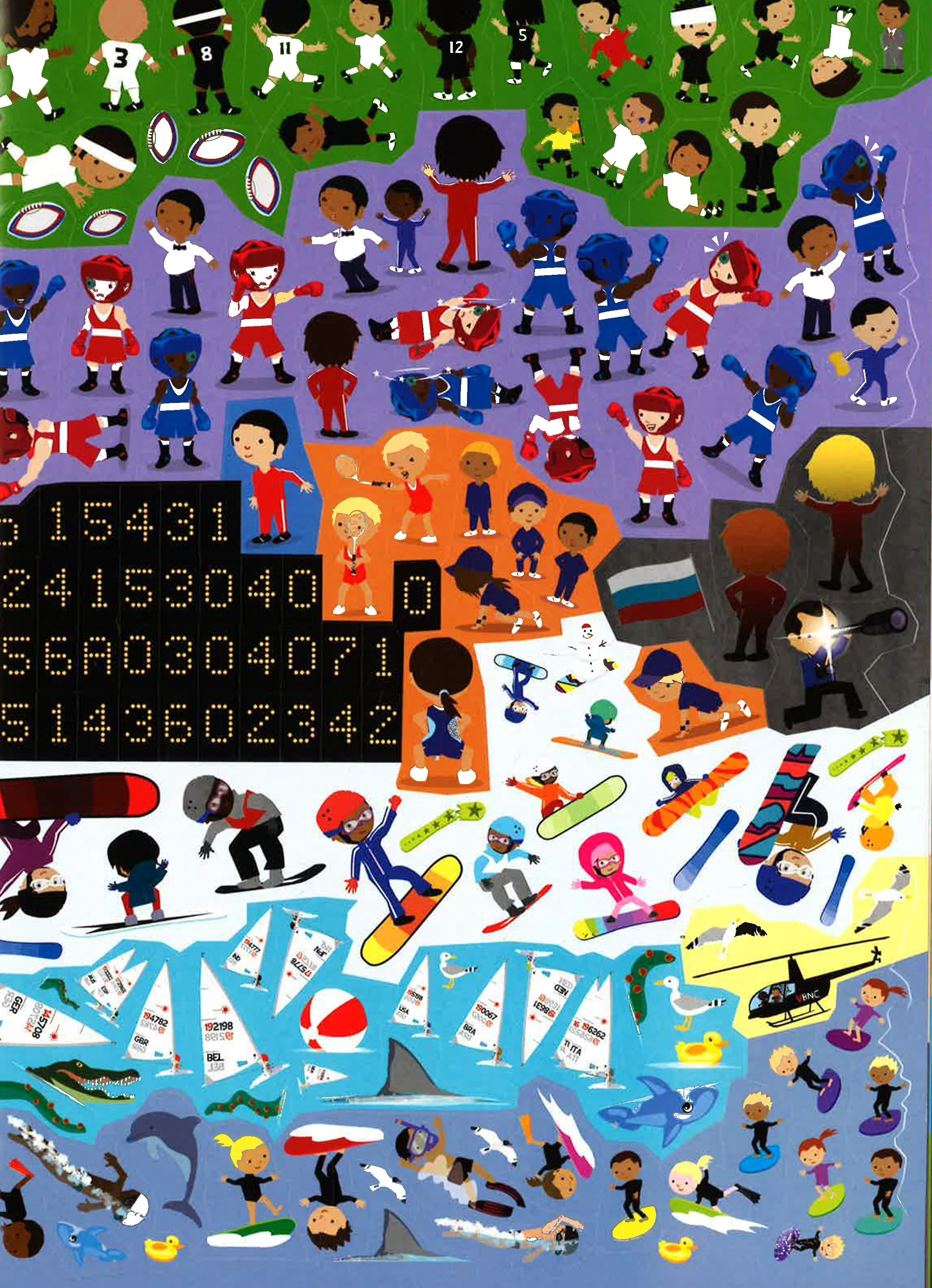 555 Sticker Fun Sports