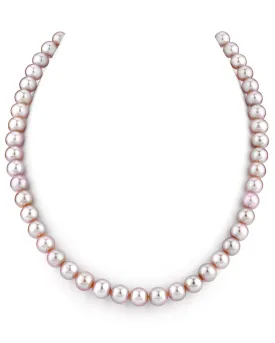 7.0-7.5mm Pink Freshwater Pearl Choker Length Necklace