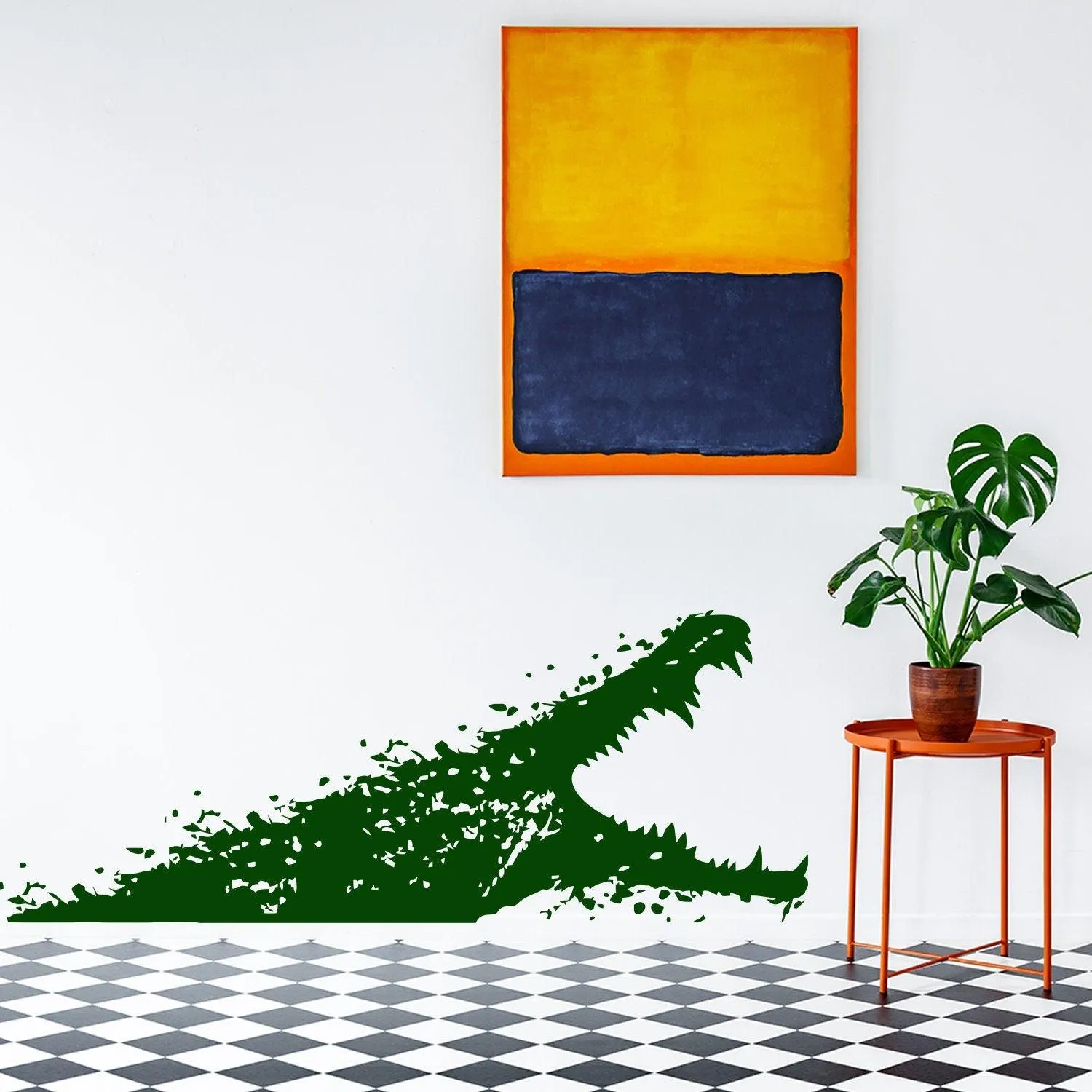 Aligator Wall Sticker - Gator Vinyl Decal