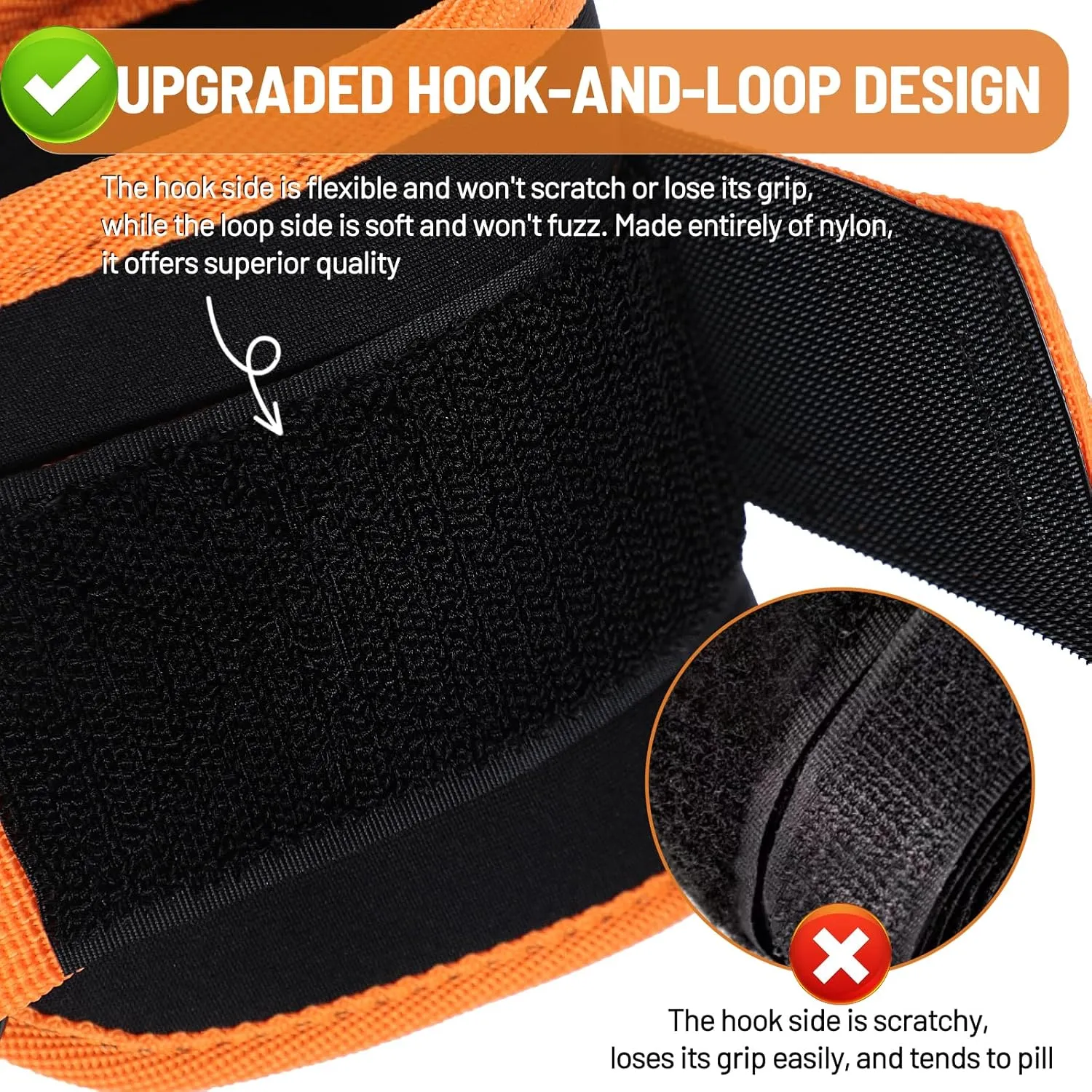 Ankle Resistance Bands with Cuffs - Glute Workouts: Kickbacks, Leg Extensions, Hip Abductors