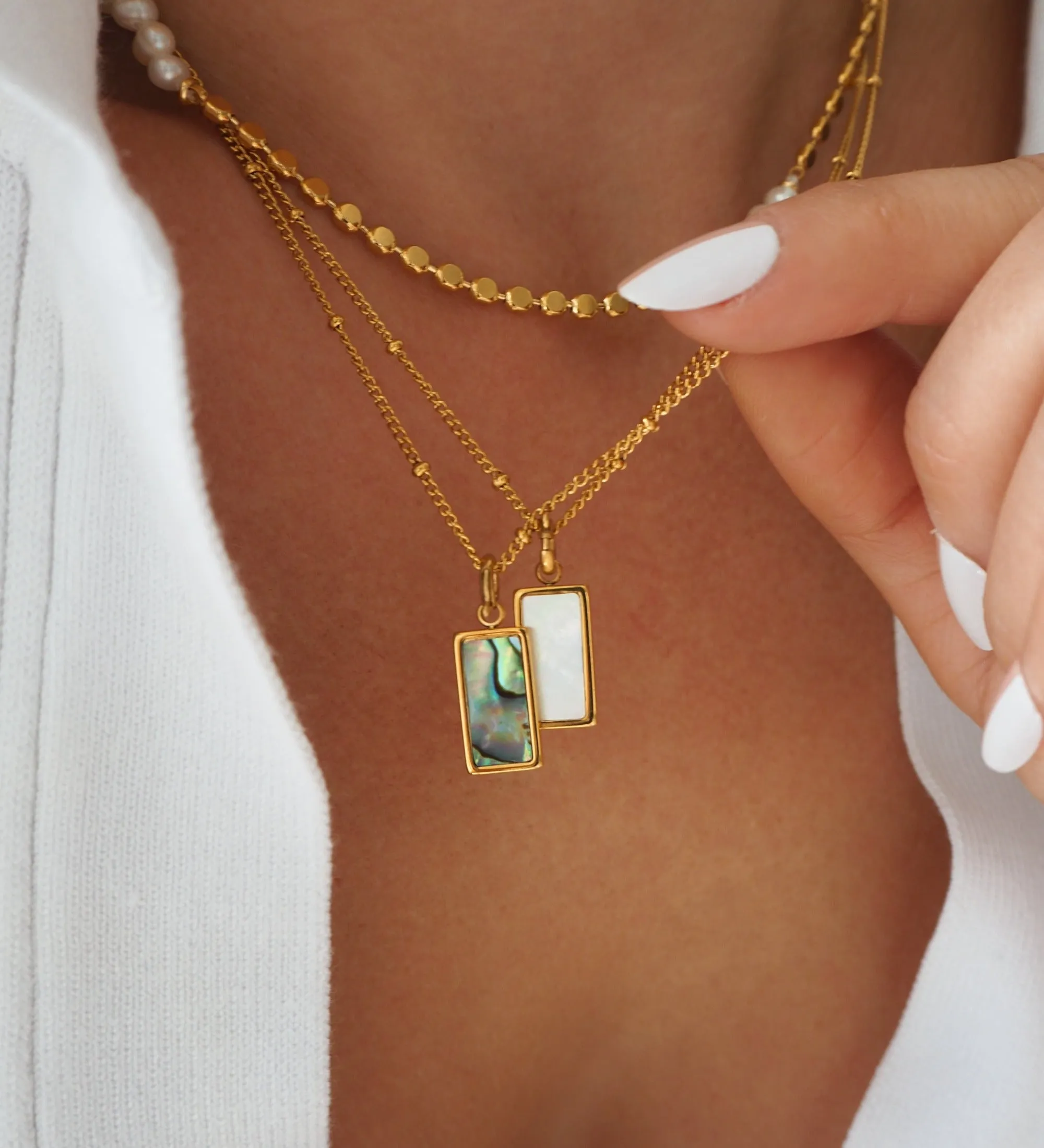 Camilia Necklace | Abalone Shell