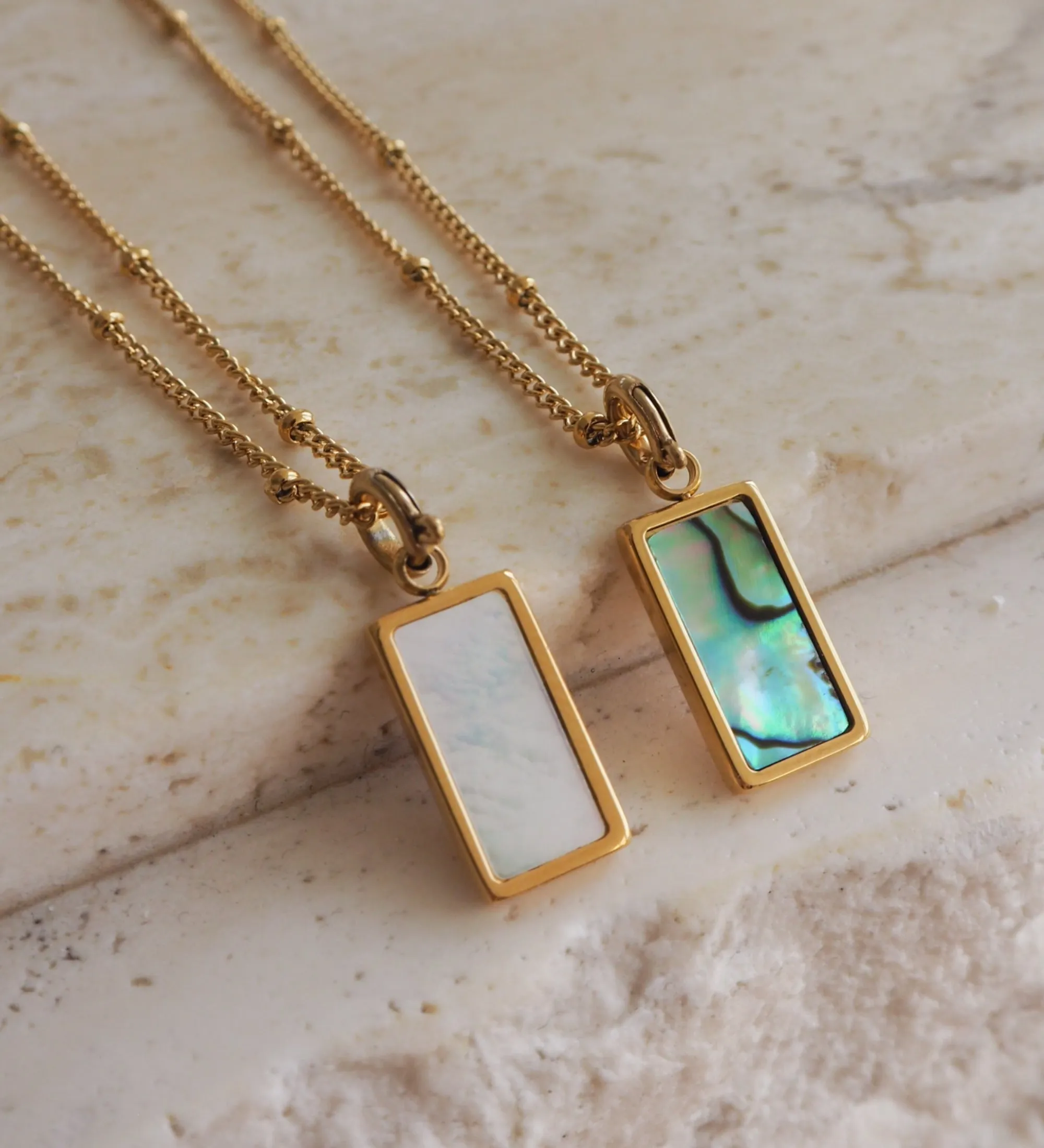 Camilia Necklace | Abalone Shell