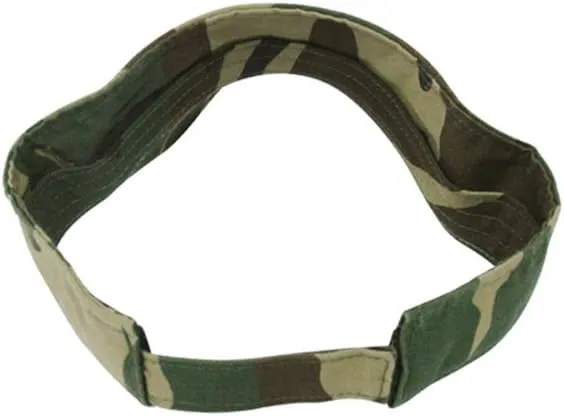 Camouflage Pattern Washed Outdoor Sun Visor