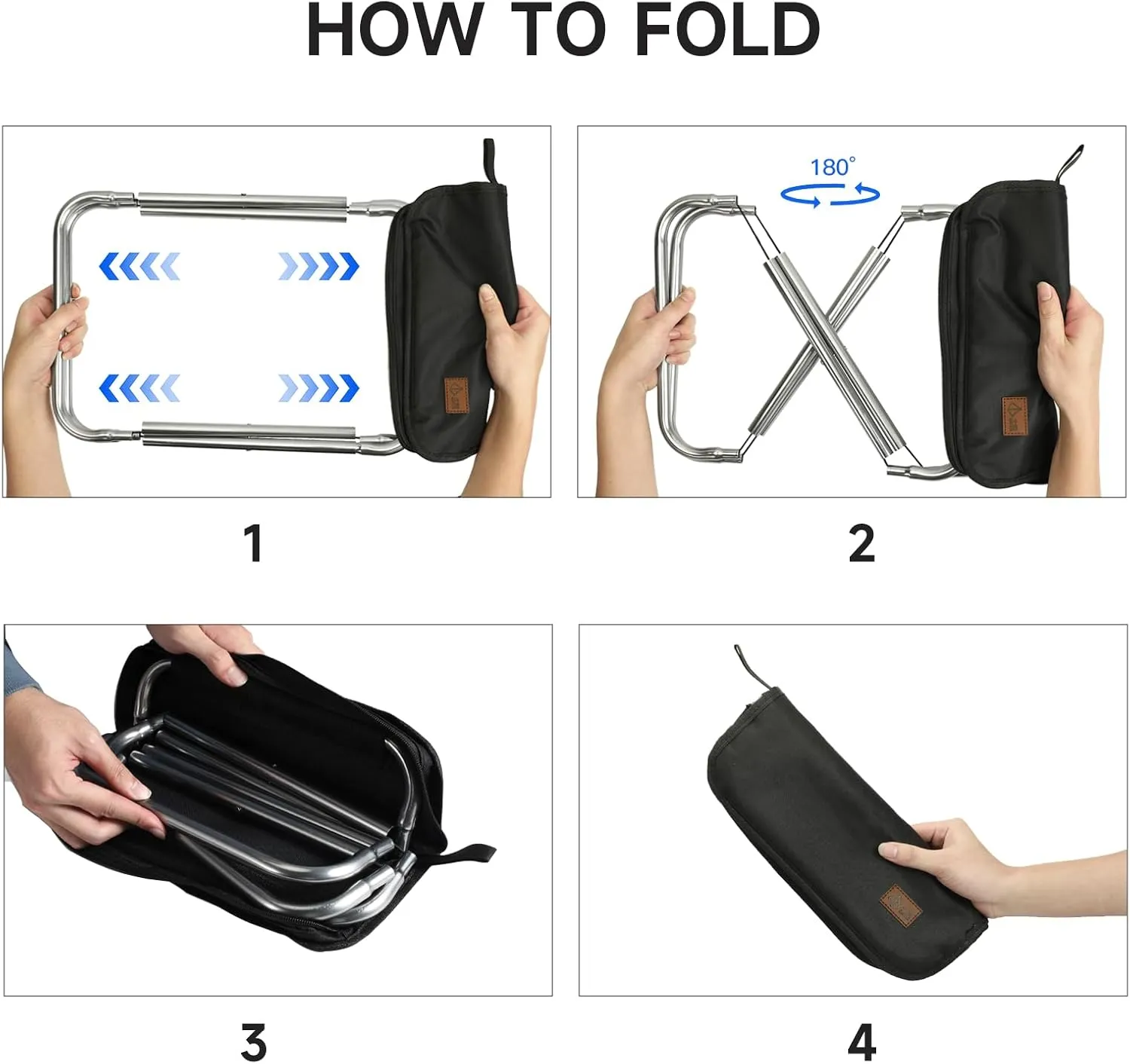 Camping StoolPortable Foldable Stool aldult Collapsible Stool Chairs Fishing Stool for Outdoor Hiking 300 LBS Load