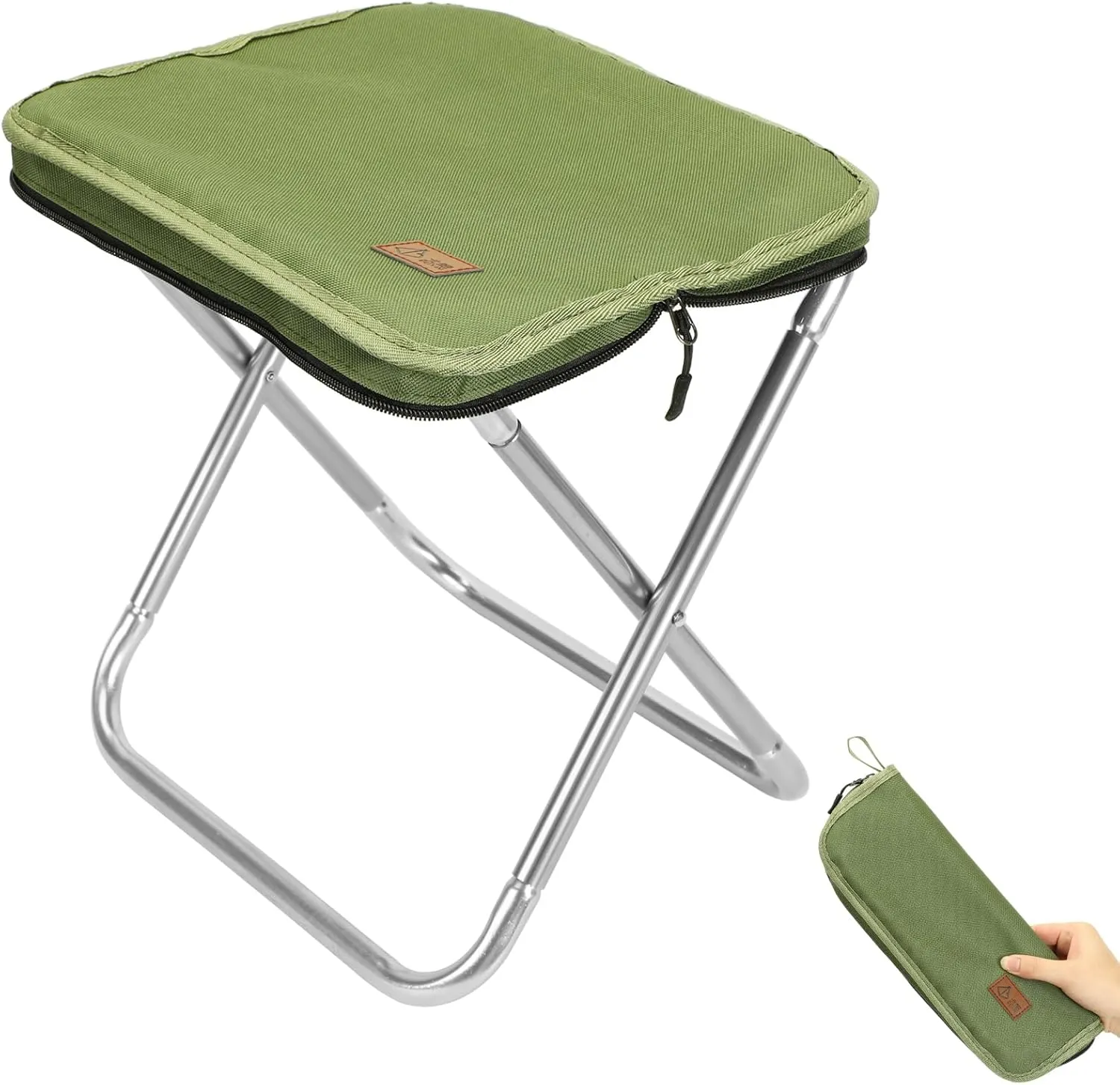 Camping StoolPortable Foldable Stool aldult Collapsible Stool Chairs Fishing Stool for Outdoor Hiking 300 LBS Load