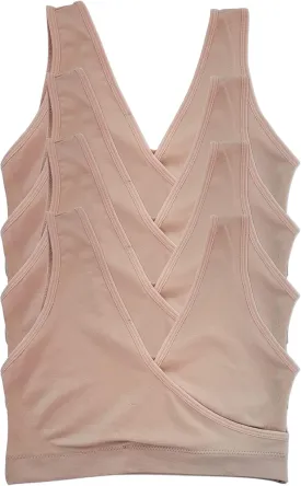 Caramel Cantina 4 Pack Nursing Maternity Womens Sleep Comfort Bralette Bra