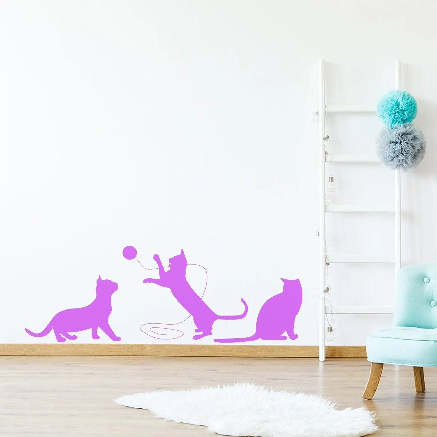 Cat Sticker - Cute Vinyl Funny Cats Lover Gift Lovers Decal