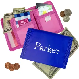 Child's Personalized Velcro Wallet