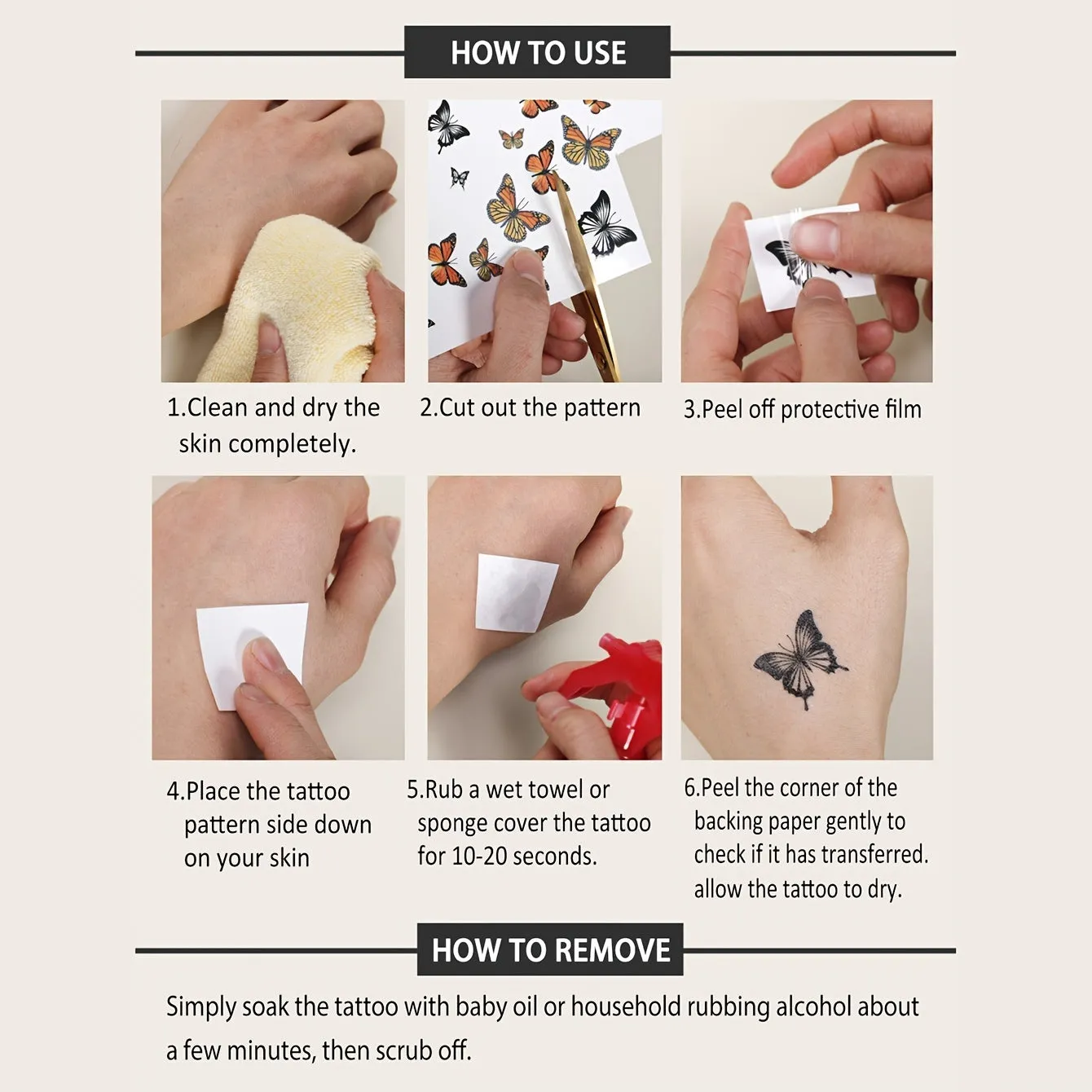 Colorful Snakeskin Temporary Tattoo for Women  LongLasting  Waterproof