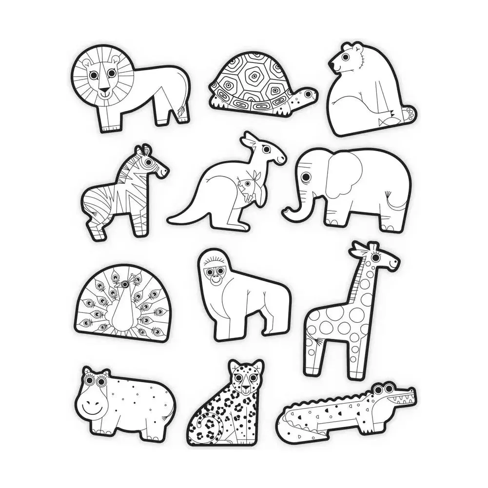 Coloring Stickers - Animals