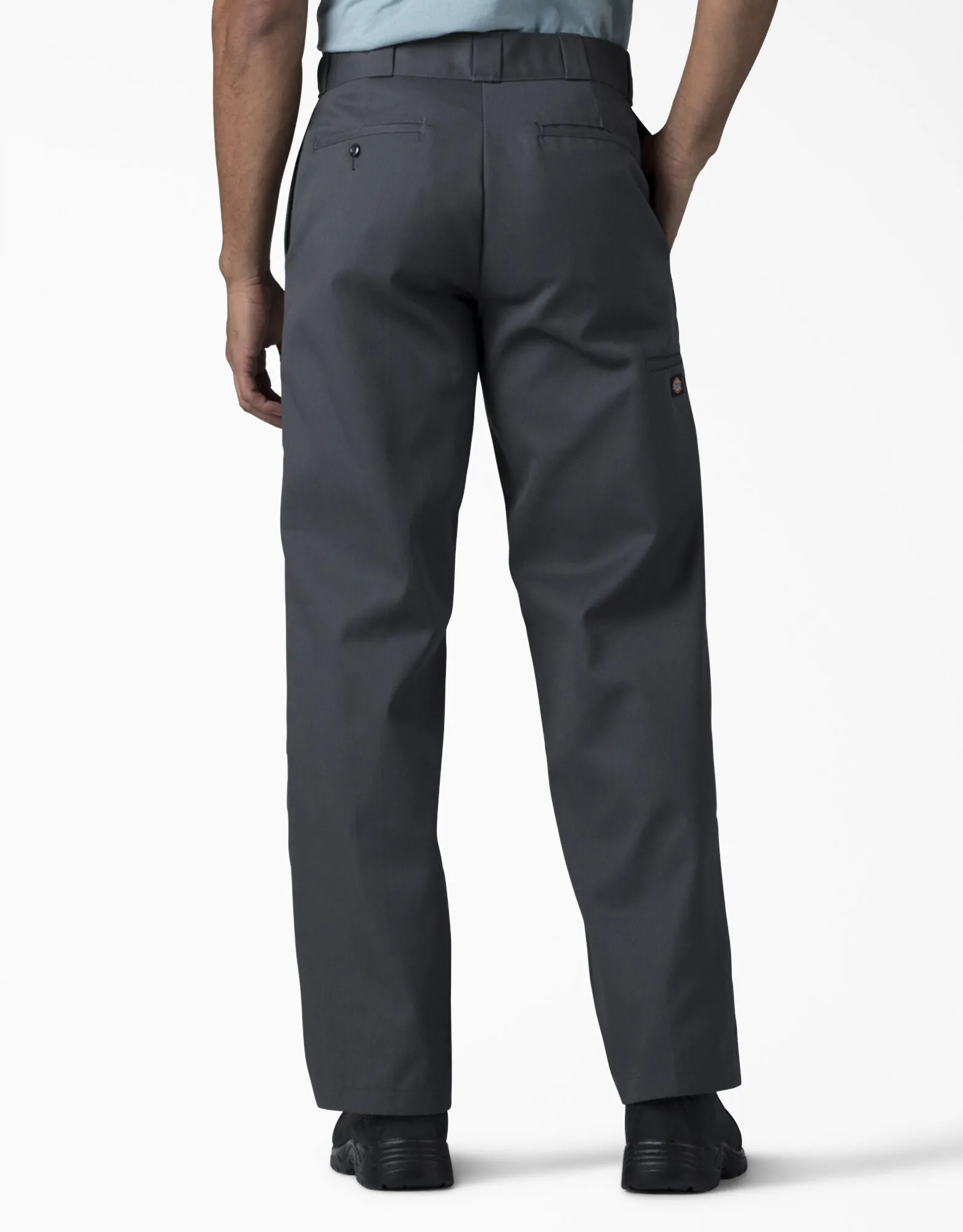 DICKIES FLEX Loose Fit Double Knee Work Pants Charcoal Grey