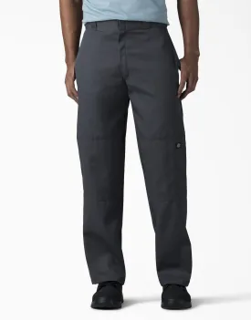 DICKIES FLEX Loose Fit Double Knee Work Pants Charcoal Grey