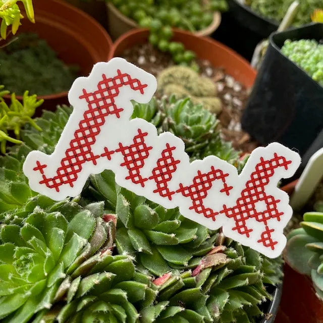 Diecut sticker: Fuck