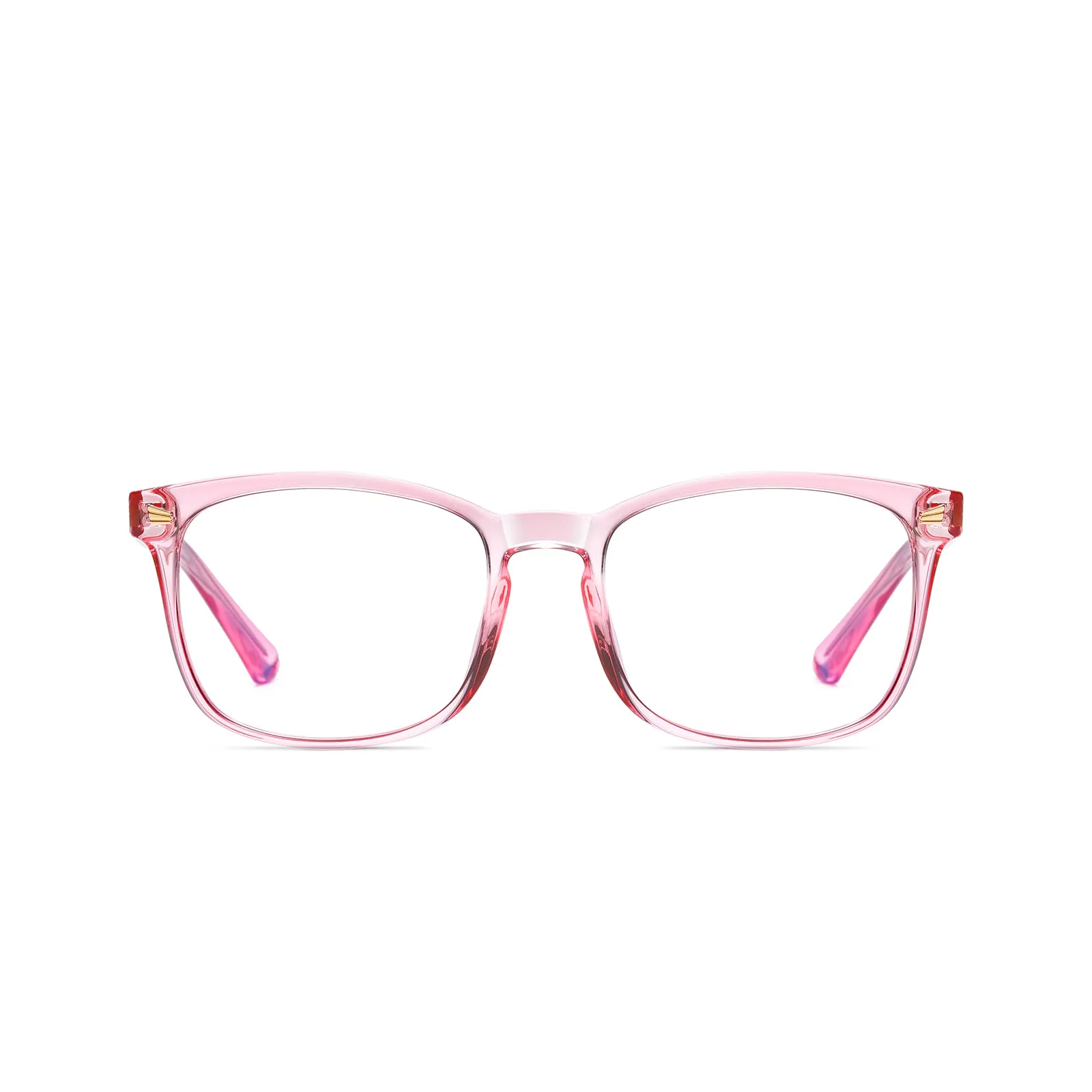 DUCO Blue Light Computer Gaming Glasses Eyeglasses Square Frame 5201S
