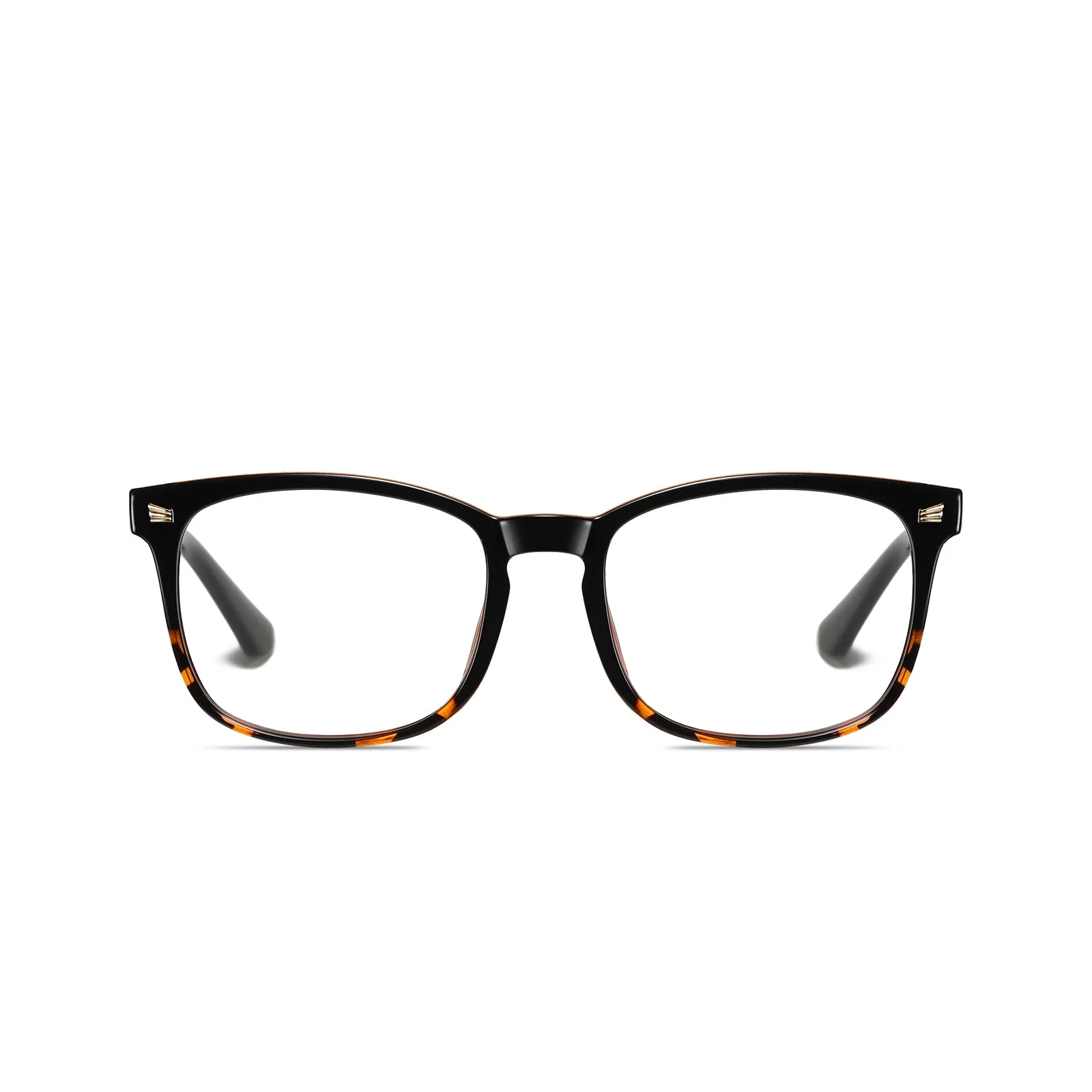 DUCO Blue Light Computer Gaming Glasses Eyeglasses Square Frame 5201S