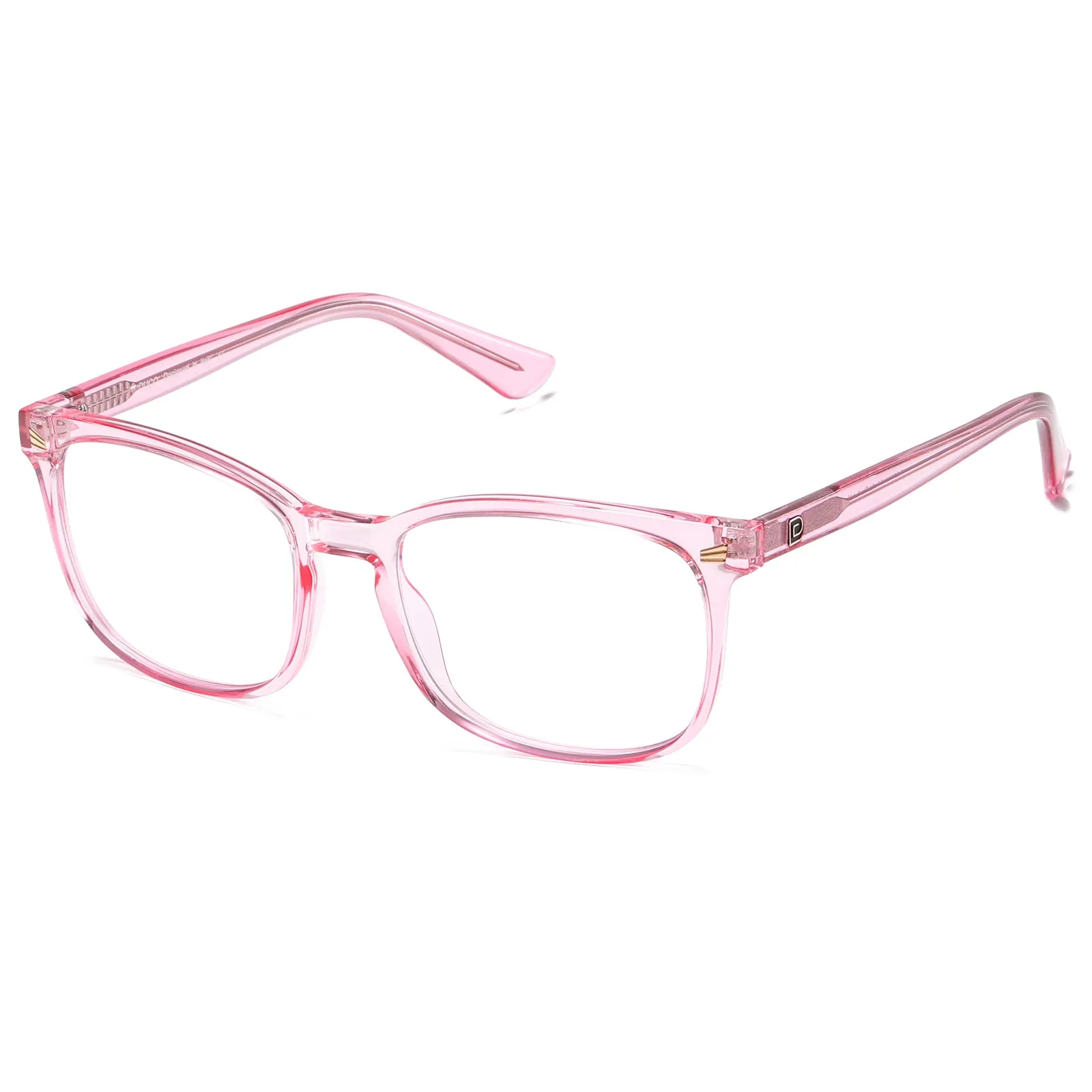 DUCO Blue Light Computer Gaming Glasses Eyeglasses Square Frame 5201S