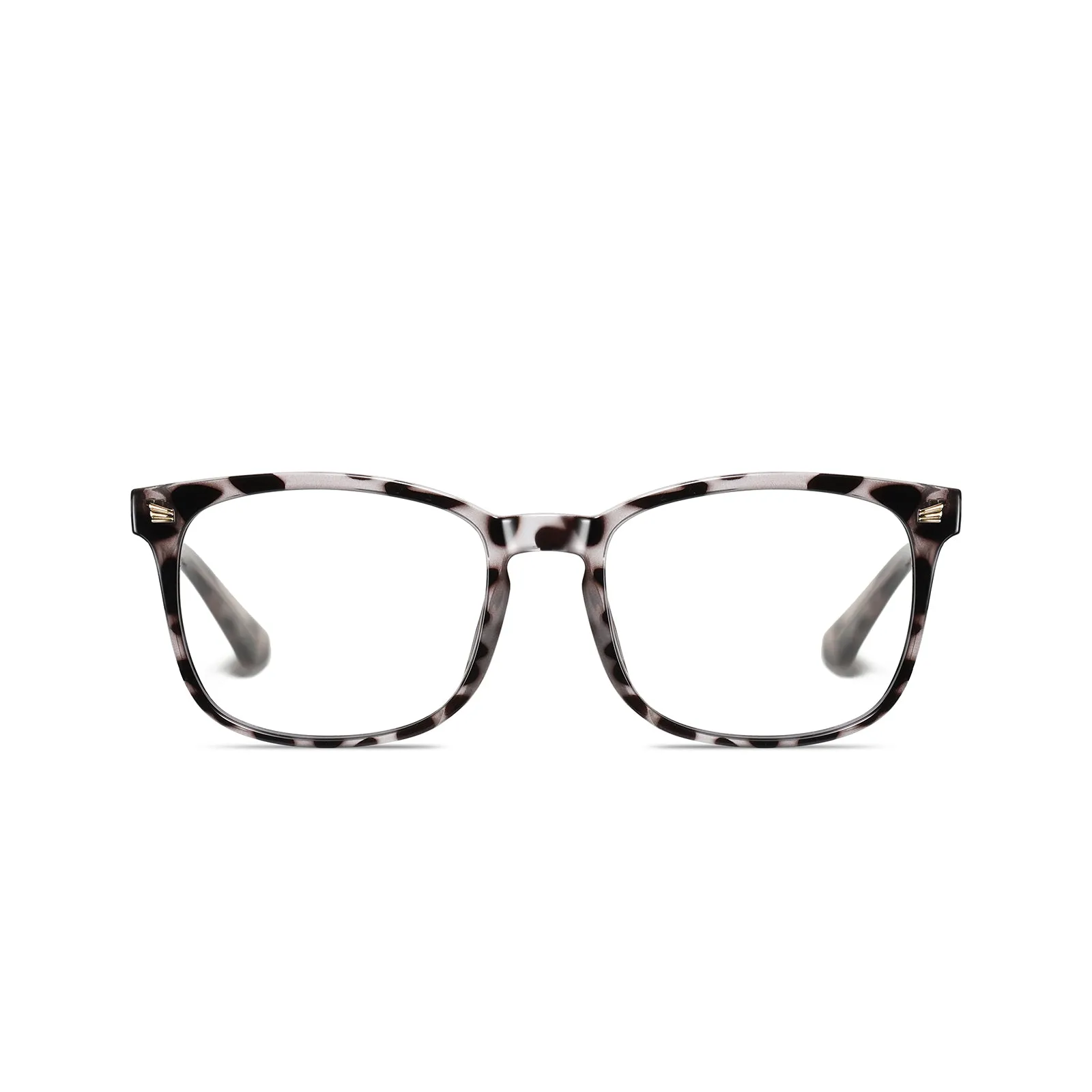 DUCO Blue Light Computer Gaming Glasses Eyeglasses Square Frame 5201S