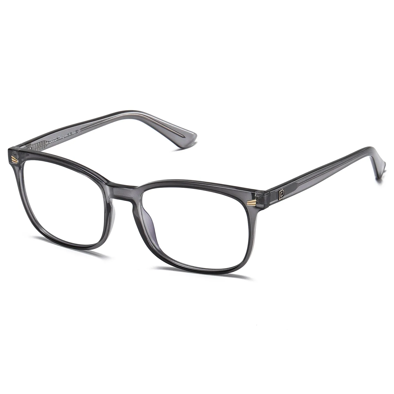 DUCO Blue Light Computer Gaming Glasses Eyeglasses Square Frame 5201S
