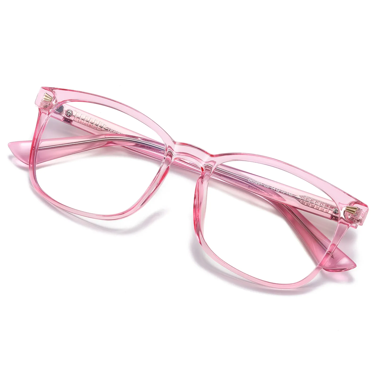 DUCO Blue Light Computer Gaming Glasses Eyeglasses Square Frame 5201S