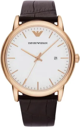 Emporio Armani Automatic Self-Winding Dress Watch with Stainless Steel Or Leather Band
