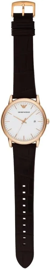 Emporio Armani Automatic Self-Winding Dress Watch with Stainless Steel Or Leather Band
