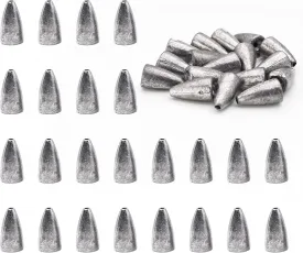 Fishing Weight Sinkers, Lead Worm Weights Fishing Sinkers for Bass Fishing Texas Rigs