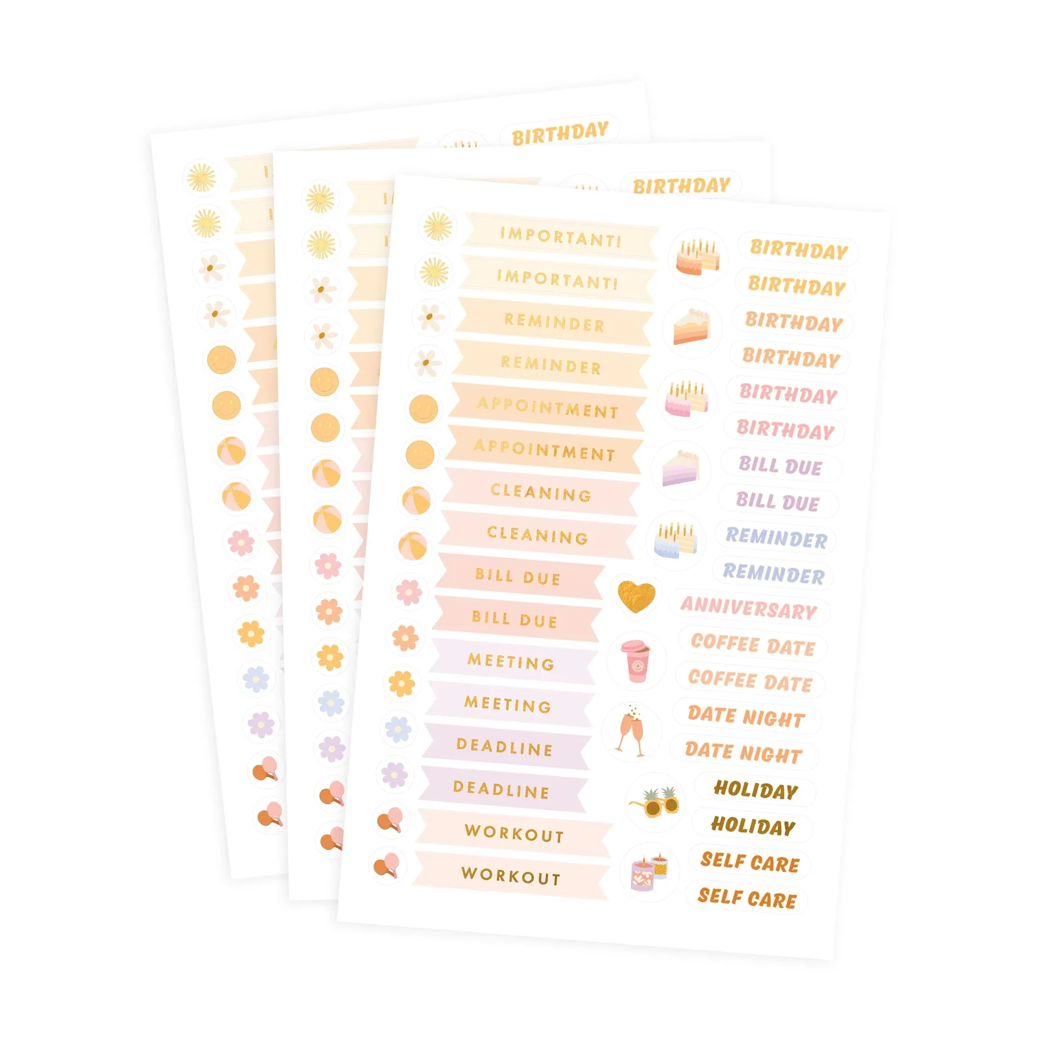 Fox & Fallow - Planner Sticker Set