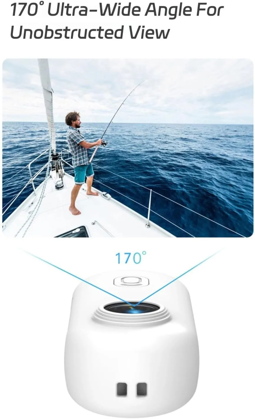 GoCatch - The Go Catch Camera, 4K UHD Sports Action Camera, Thumb Size Mount Anywhere, Mini Body Cam With Magnetic Clip, Waterproof Case and Bracket, for Cycling, Diving, Travel, Fishing (1080P, 128G)