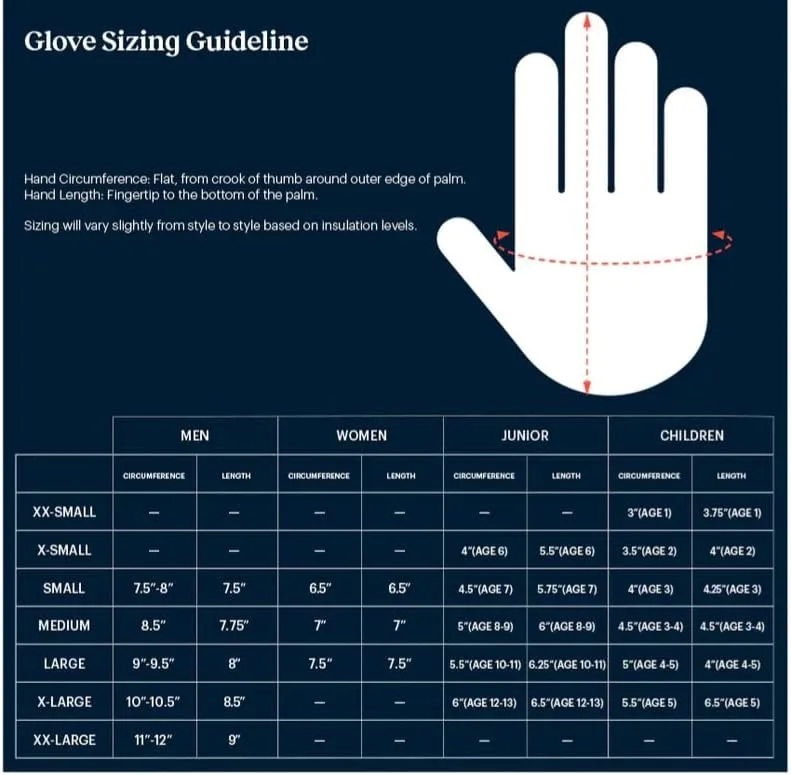 Gordini Mens Gore Gauntlet Mitten