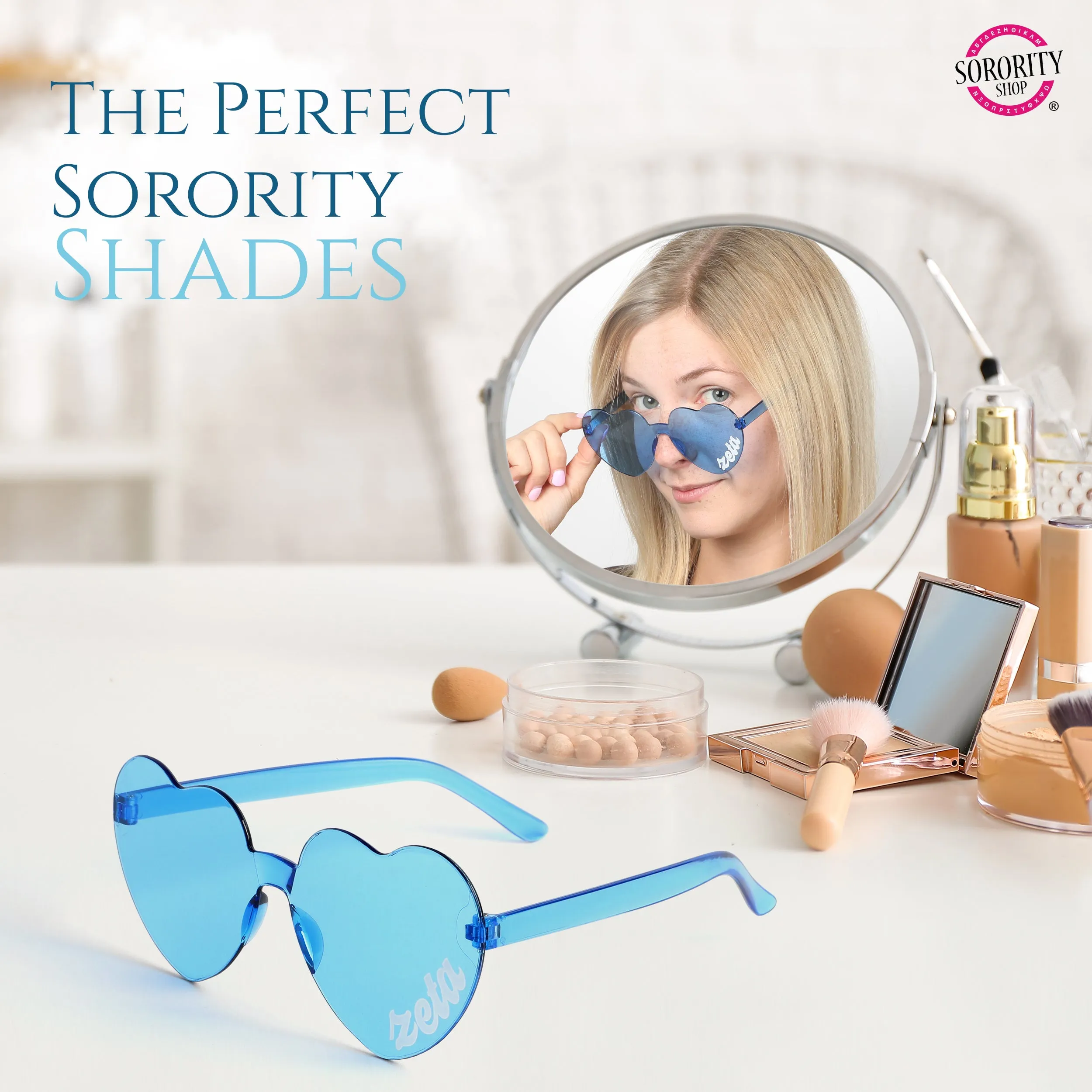 Kappa Kappa Psi Sunglasses - Heart Shaped
