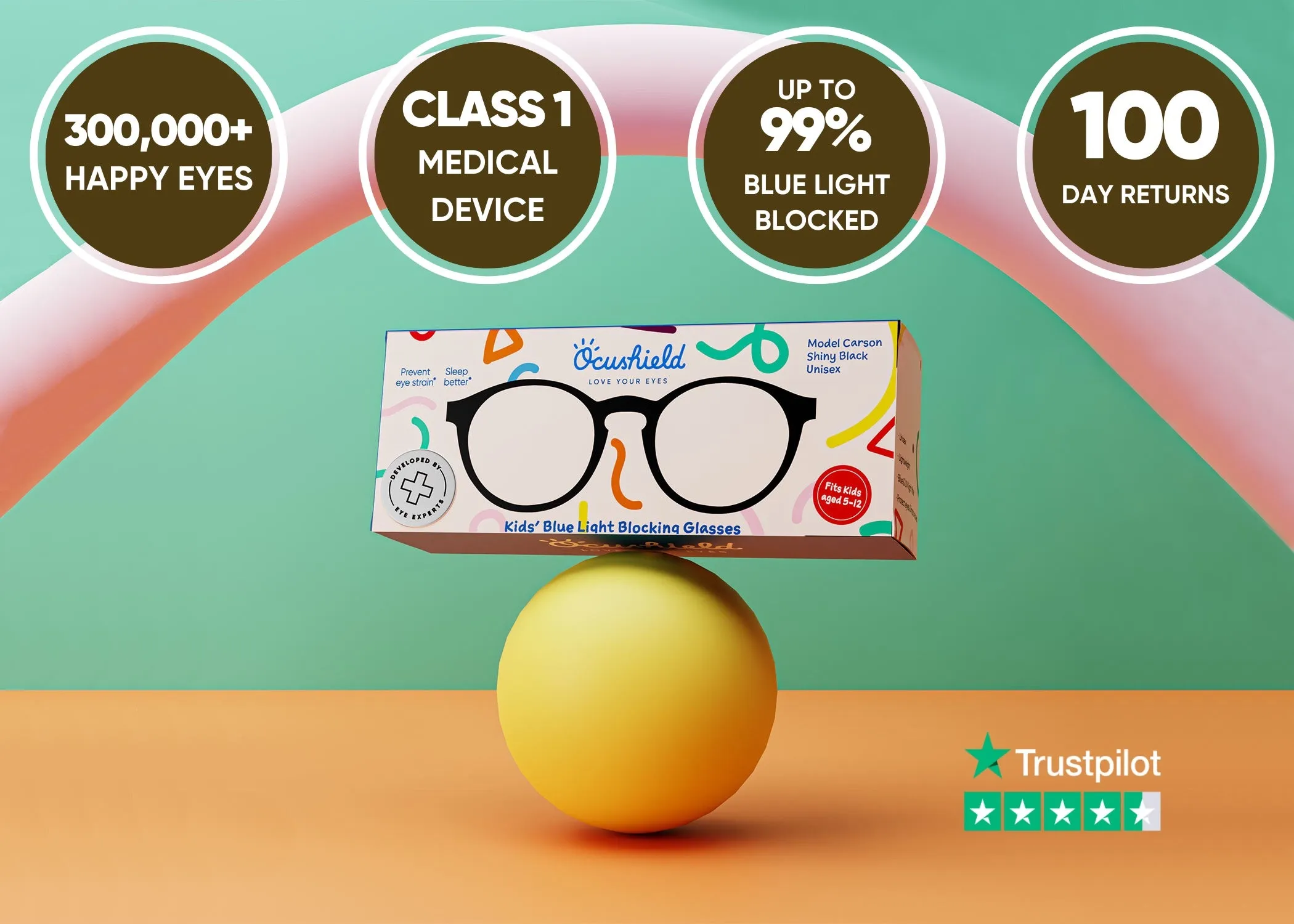 Kids Blue Light Blocking Glasses
