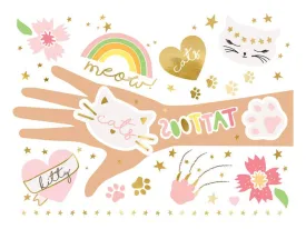 Kitty Cat Temporary Tattoos S1086