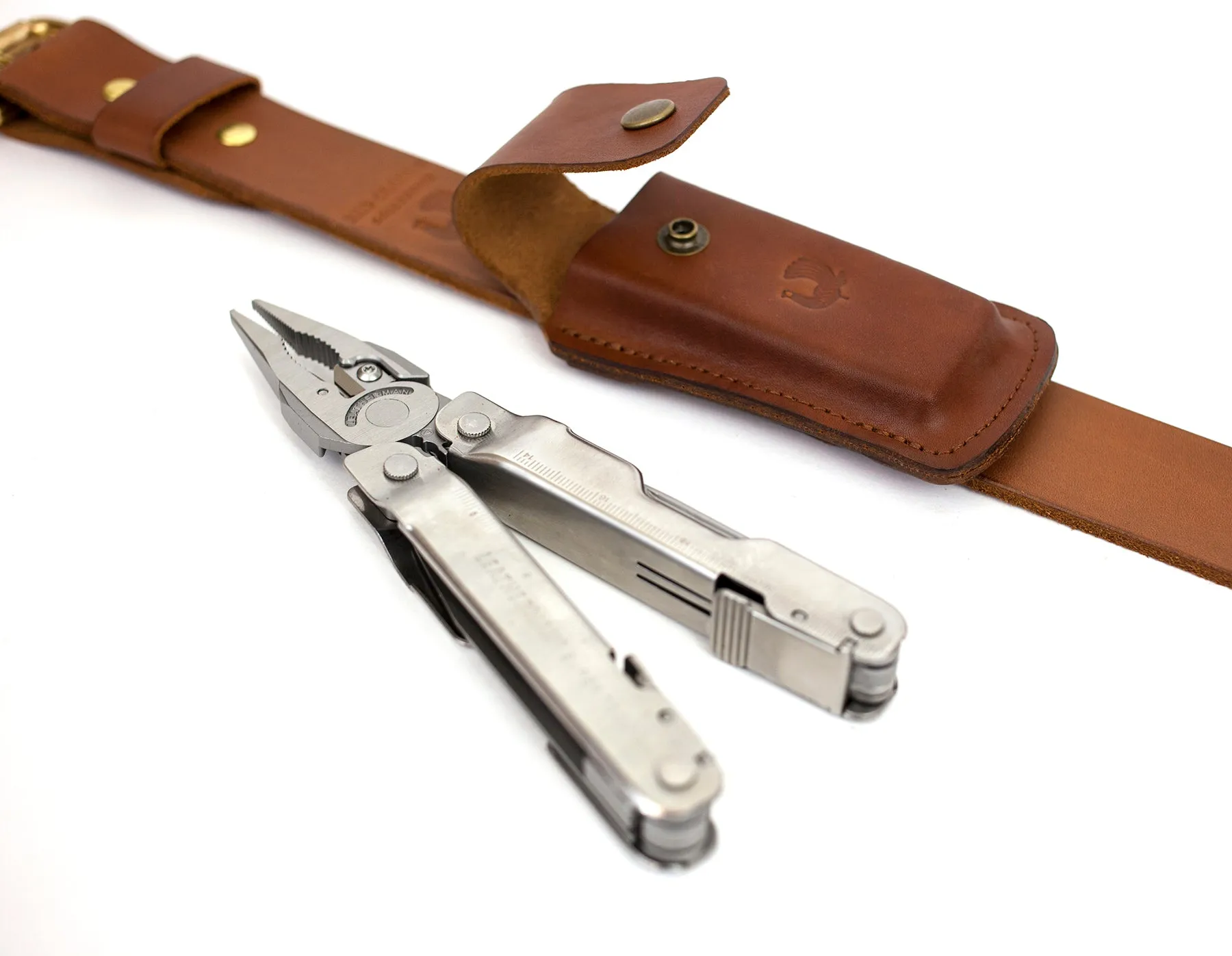 Large Multi-Tool Sheath - Saddle Tan