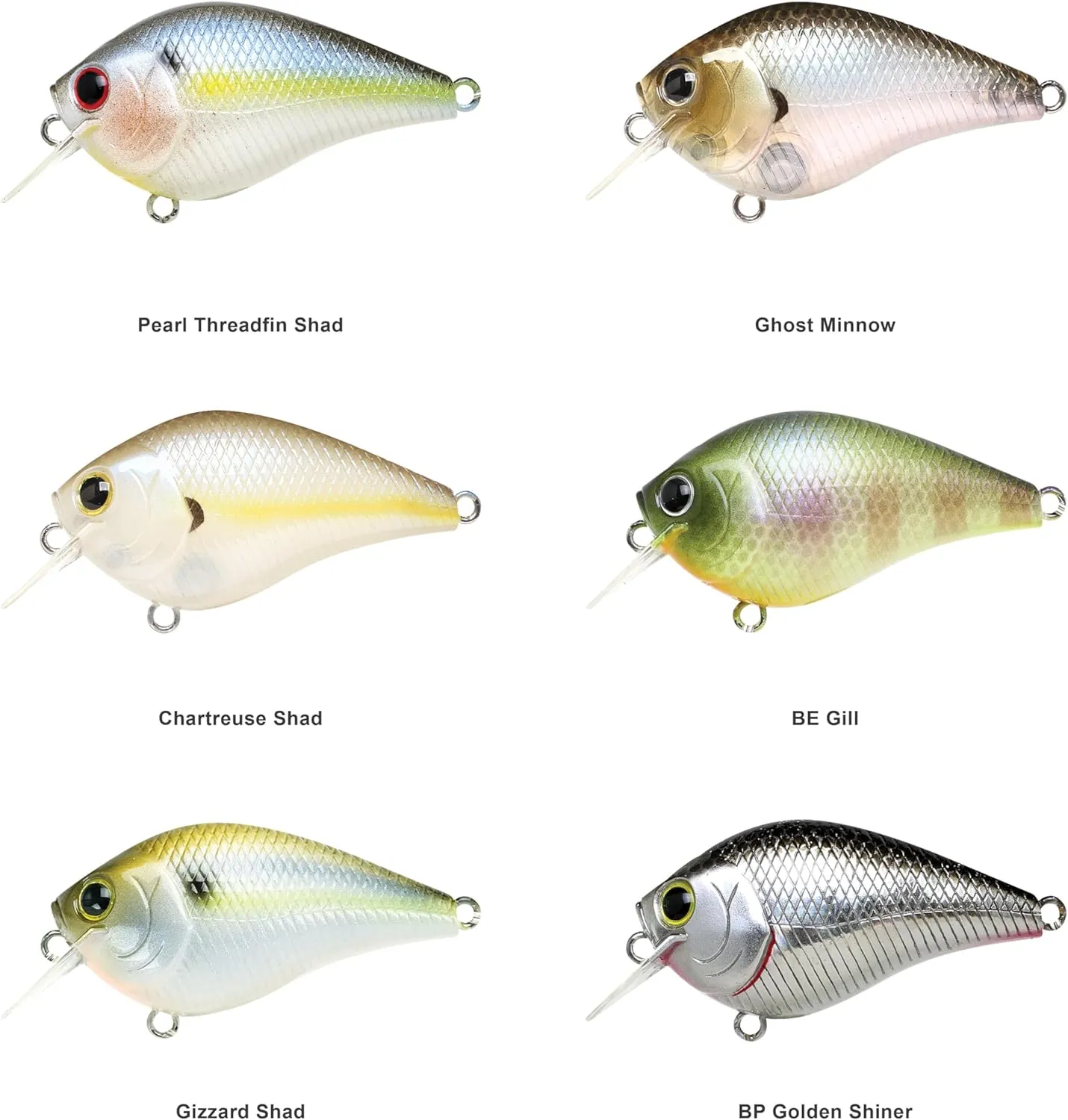 LUCKY CRAFT Fat CB BDS 1, Freshwater Bass Fishing Lure, Crank Bait, Smallmouth, Walleye, Floating, Tournament Winning, Perfect Wobbling, Squarebill, Fishing Gear, Fishing Accessories, Fishing Tackle