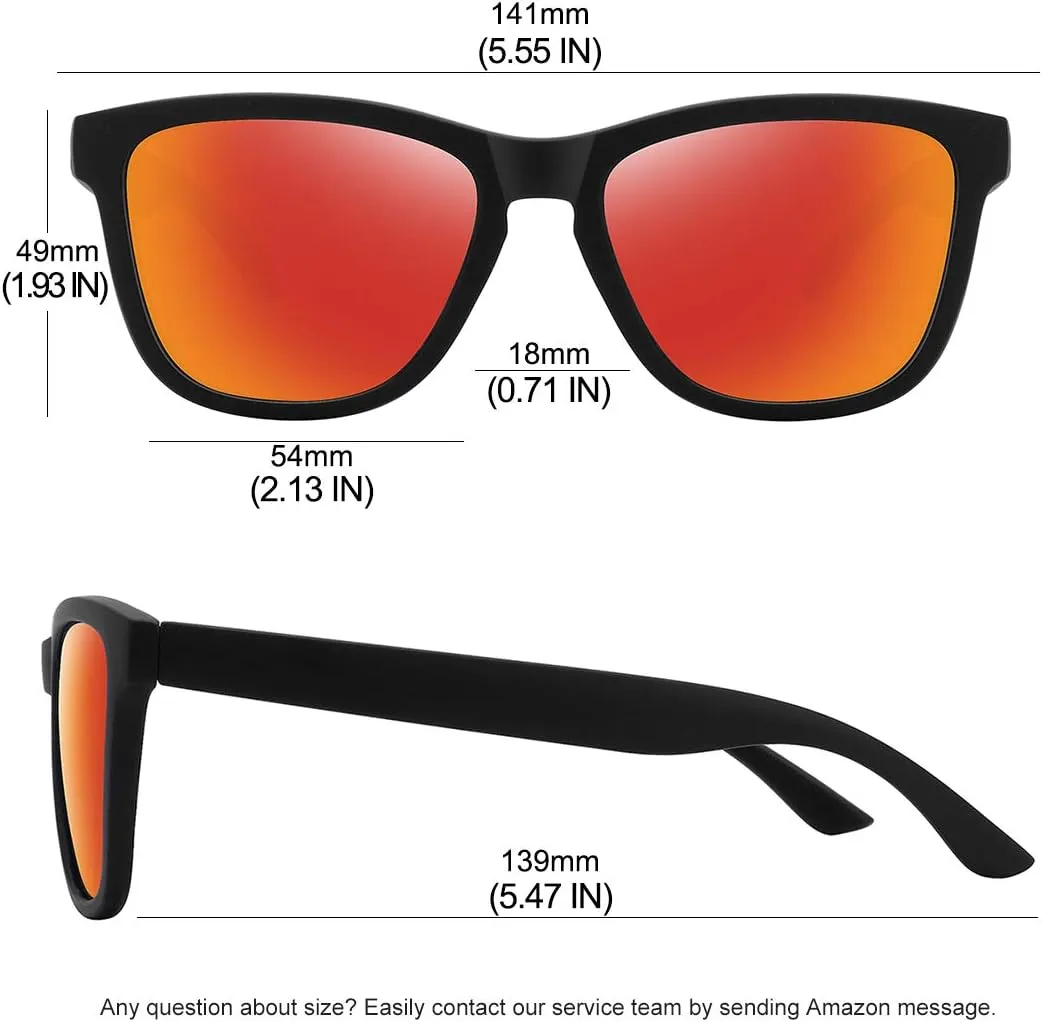 MEETSUN Polarized Sunglasses for Women Men Trendy Classic Retro Designer Style