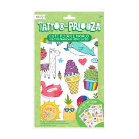 Ooly - Cute Doodle World Tattoo Palooza Temporary Tattoos
