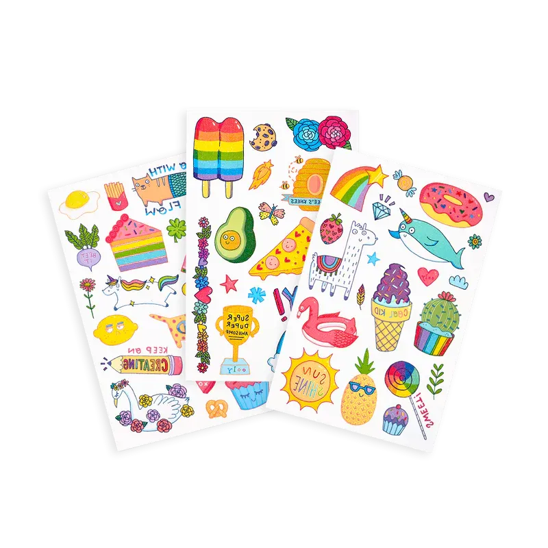 Ooly - Cute Doodle World Tattoo Palooza Temporary Tattoos