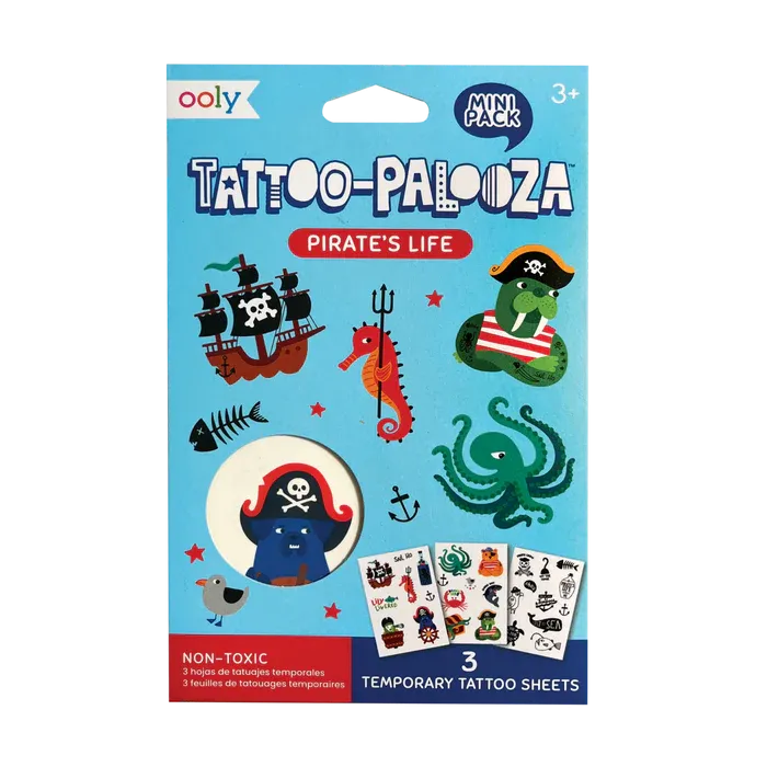 Ooly mini tattoo palooza tattoos pirates' life