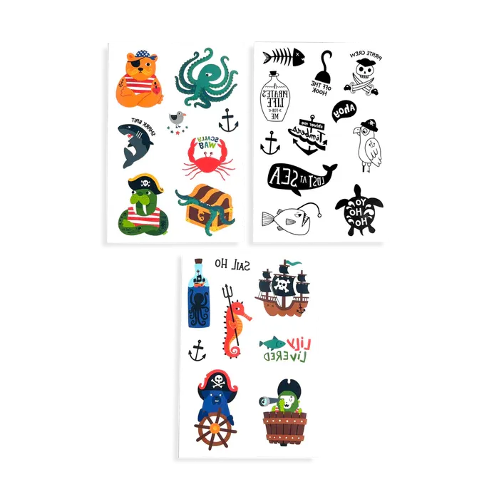 Ooly mini tattoo palooza tattoos pirates' life