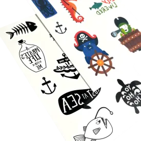Ooly mini tattoo palooza tattoos pirates' life
