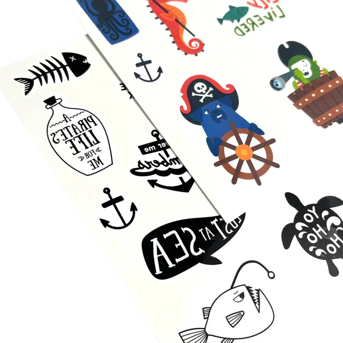 Ooly mini tattoo palooza tattoos pirates' life