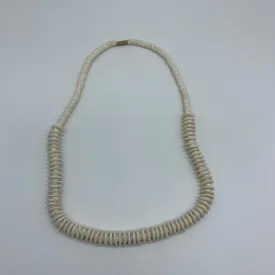 Ostrich Egg Shells Necklace- Natural Mena
