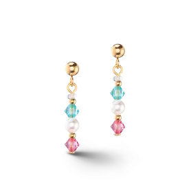 Princess Pearls earrings gold multicolour