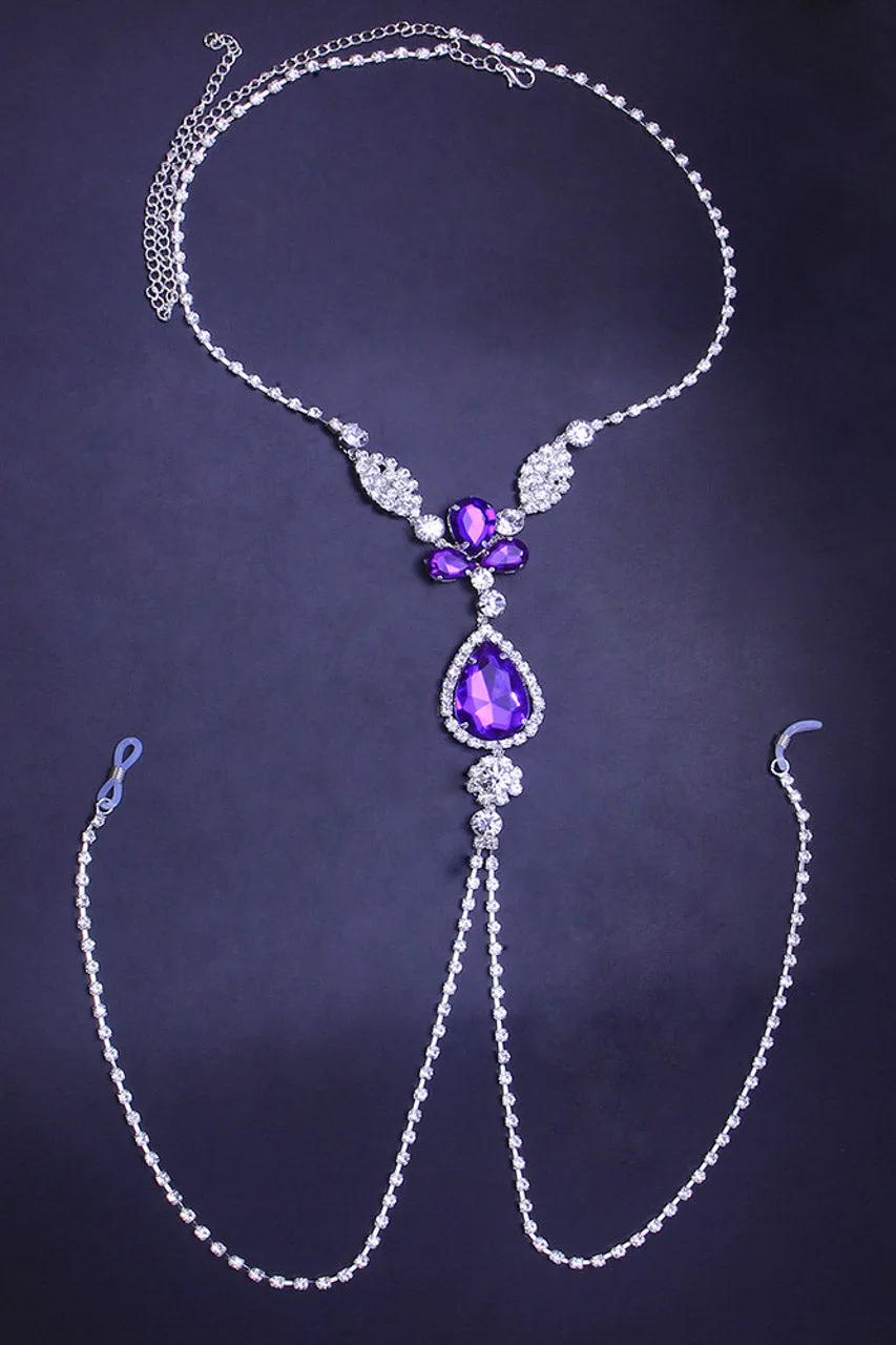 Purple Jewel Body Jewelry