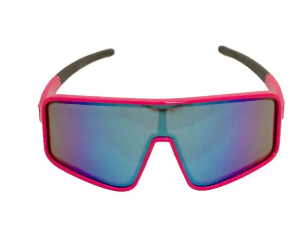 Rawlings Pink/Blue Mirror Shield Sunglasses (Pink)