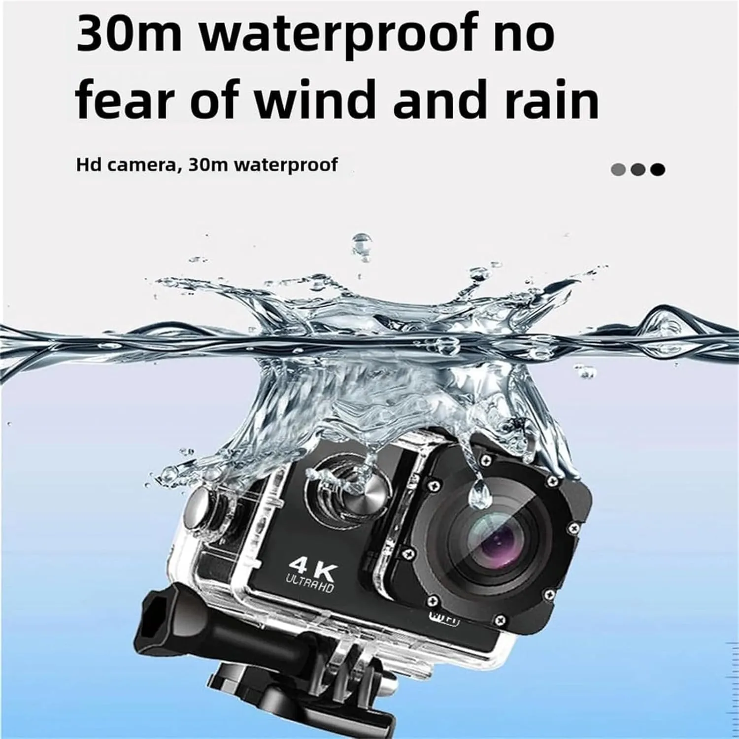 Roamix Vision 4k Action Camera, Roamix Vision  4K, 2025 New 4k Sport Camera, DV HD Waterproof Outdoor, Outdoor Waterproof Sports, Record Every Moment of Life (Yellow,64G)